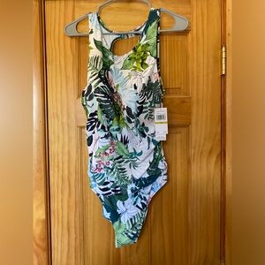Jantzen One Piece Patterned Swimsuit NWT